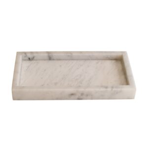 Carrara White Tray – 30x15 cm
